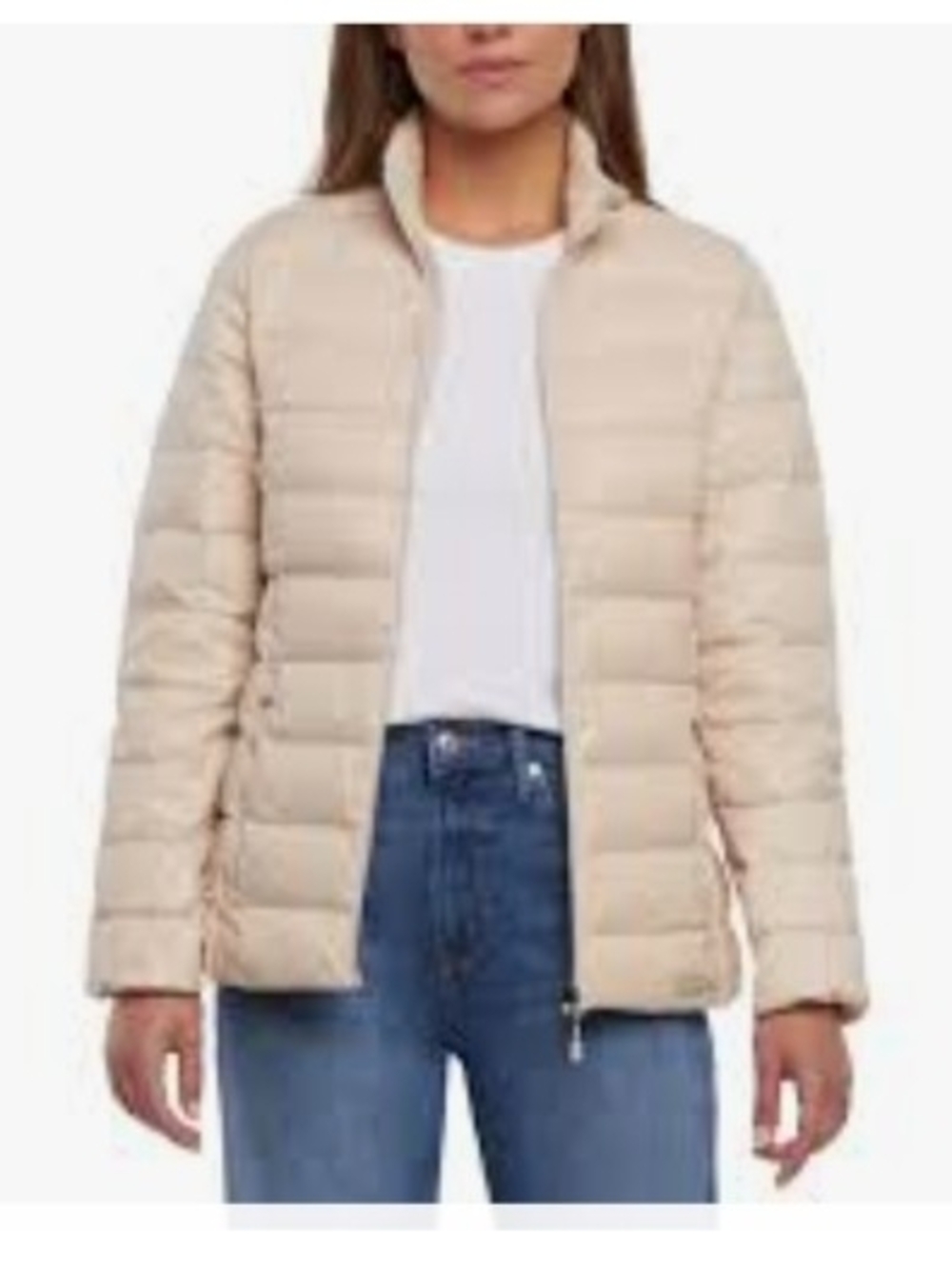 Eddie Bauer Women’s 650 Down Puffer Jacket Cream S NWT